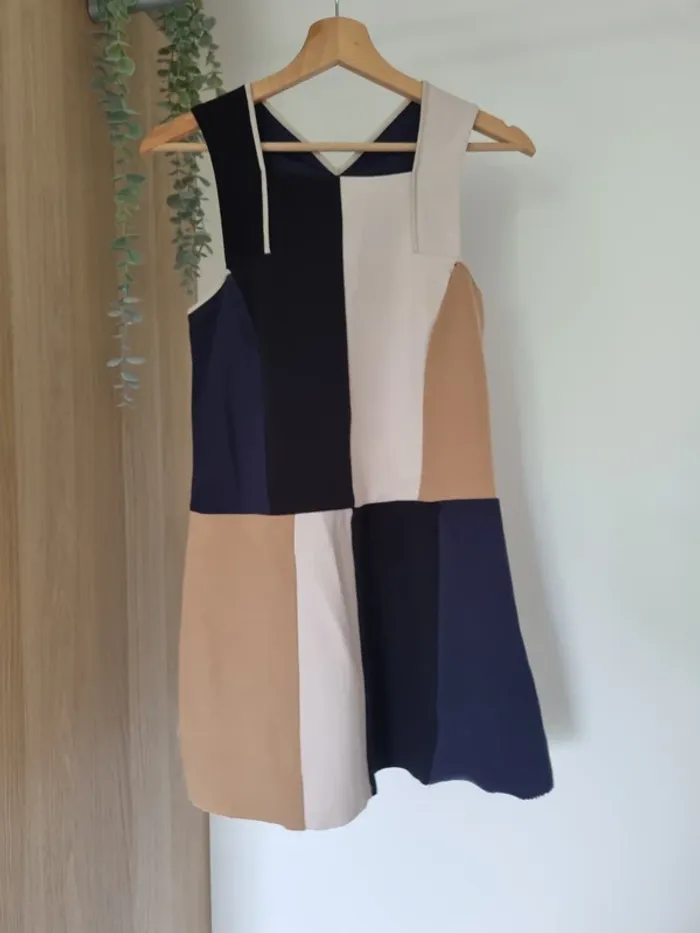 Robe grand damier Zara
