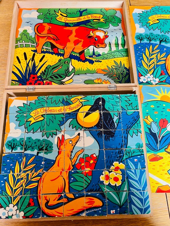 Ancien jeu de cubes Jeu Jura - photo numéro 2