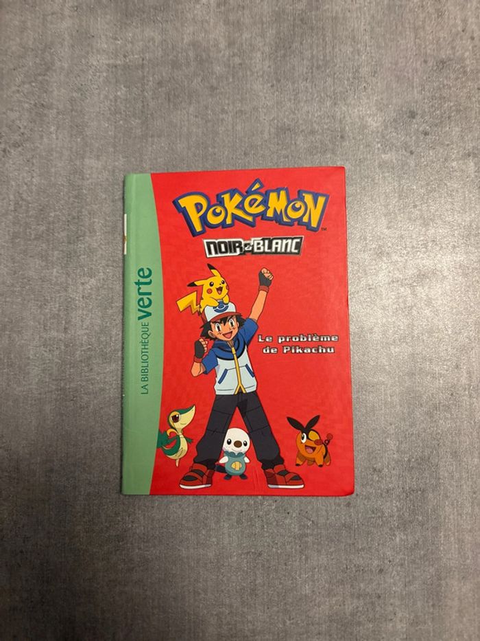 Livre Pokémon, noir et blanc, le problème de Pikachu
