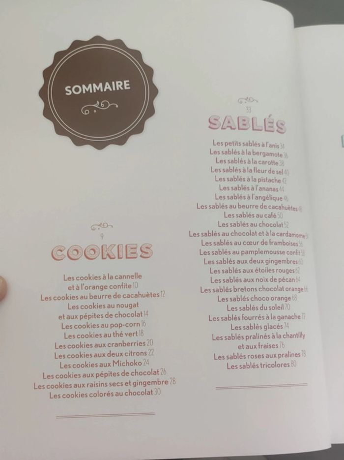 Livre cookies sablé et biscuits - photo numéro 2