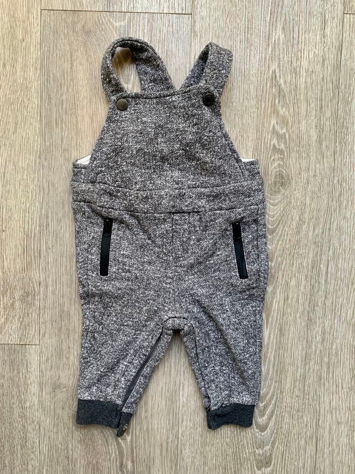 Salopette grise 6 mois Tape à l’œil