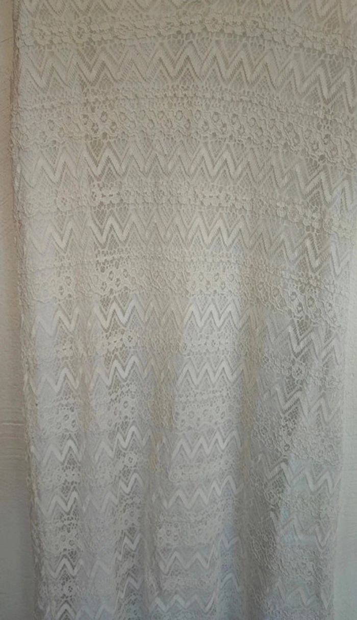 Robe blanche été taille unique - photo numéro 3