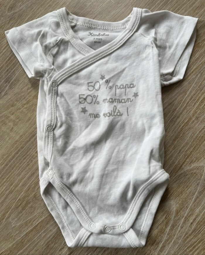 Lot de 5 bodies bébé garçons - photo numéro 3
