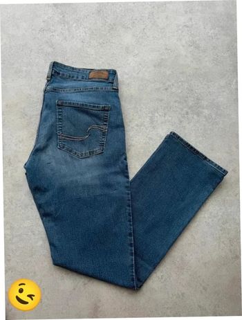 Jeans Levi's Signature W30 FR40 L32 coupe droite bleu Femme women pan648b