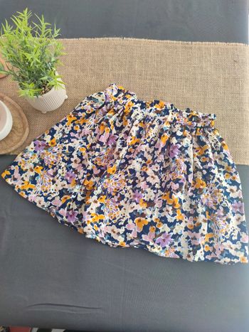 Jupe fluide fleurs
