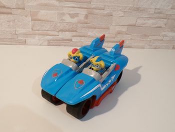 Véhicule 2 en 1 - Moto Jumeaux - Ella - Tuck - Paw Patrol - Pat Patrouille (J27)