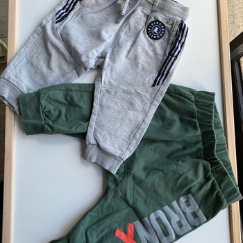 Lot 2 pantalons Lulu & Bronx 12-18 mois