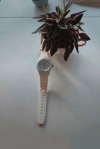 Montre blanche silicone Luxury Watch