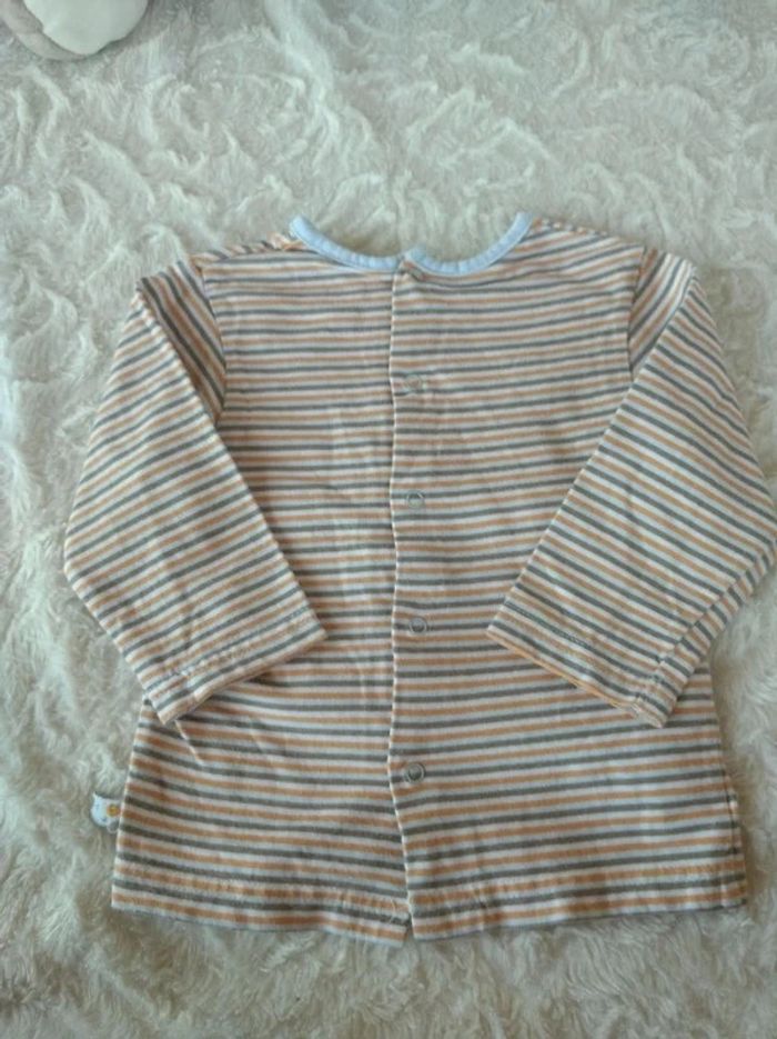 Tee shirt chemise manches longues Garçon 6 mois Étoile plein les yeux born to be Tao 100% coton - photo numéro 10