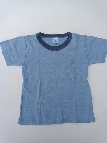 Tee shirt enfant garçon 5ans petit bateau