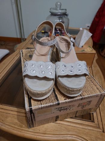 sandale talon compensée taille 39