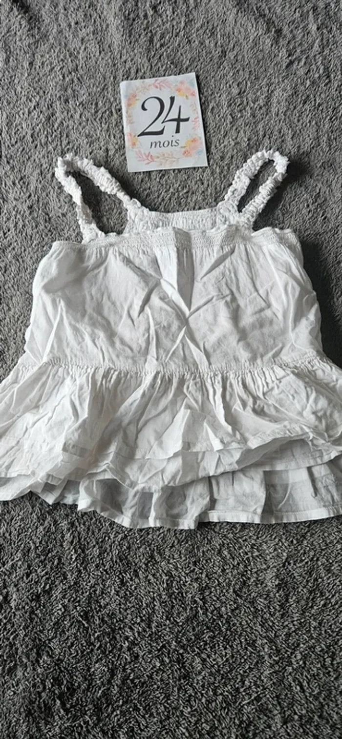 Robe blanche 24 mois - photo numéro 5