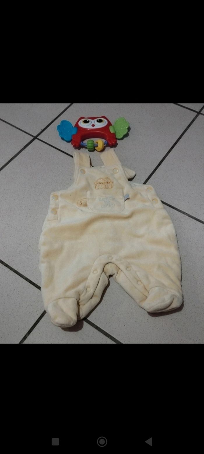 Salopette velours 1m kimbaloo