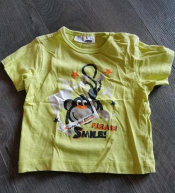 T-shirt bébé garçon 6/9 mois comme neuf