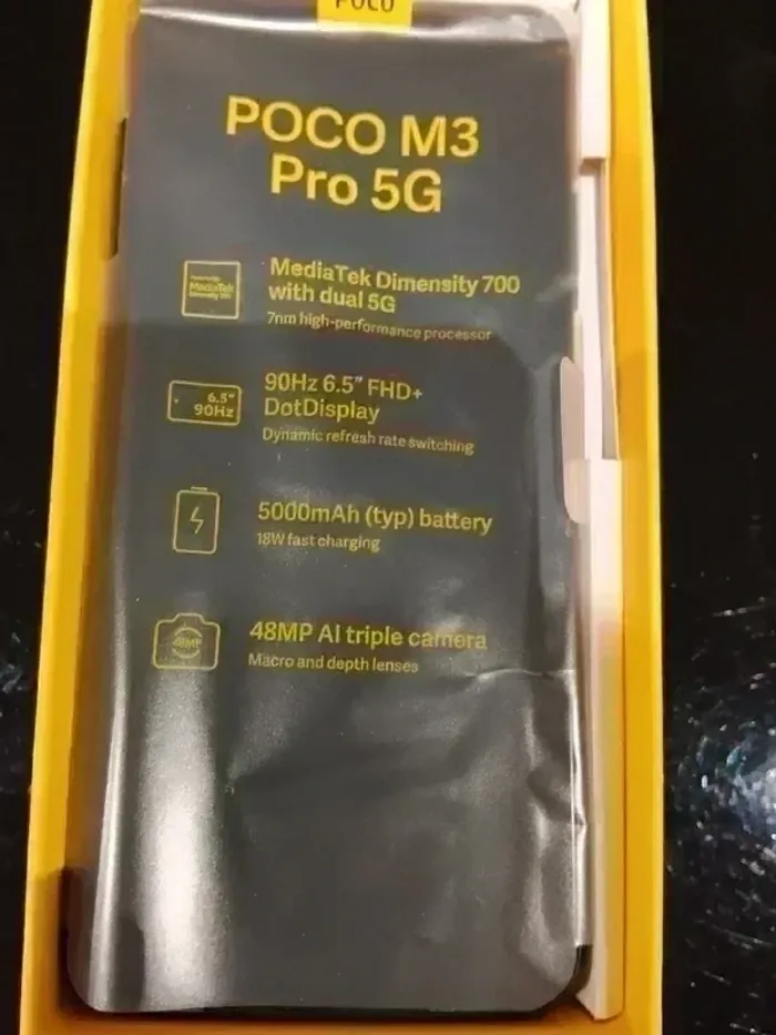 smartphone POCO M3 PRO 5G - photo numéro 5