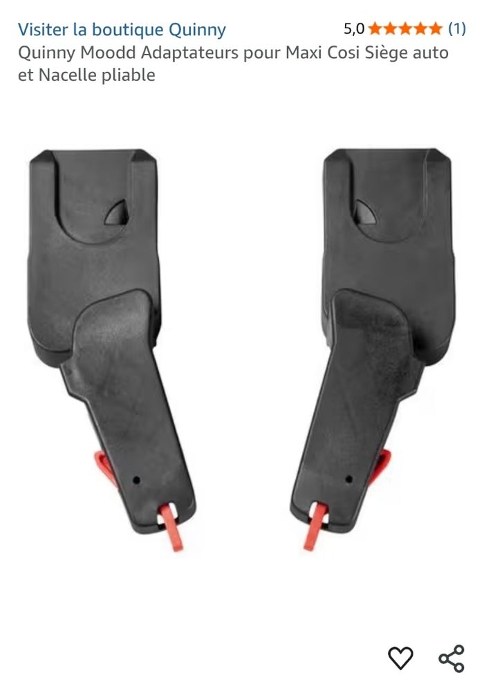 Adaptateur poussette Quinny Moodd - photo numéro 5