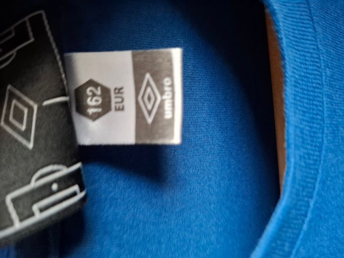 Tee-shirt Umbro Bleu et gris, Taille 162 (13-14 ans) - photo numéro 3
