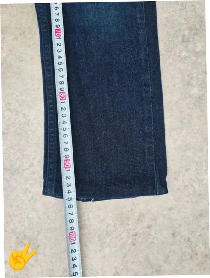 Jeans Levi's 514 W29 FR38 L32 coupe droite bleu marine Homme Men pan369b - photo numéro 5