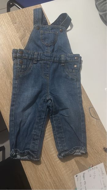 👖 Salopette en jean Kiabi - 9 mois
