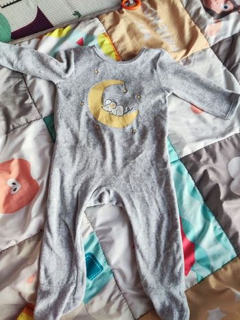 Pyjama gris Tex Baby 9 mois