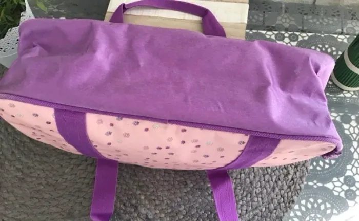 Vintage Grand sac voyage diddlina - photo numéro 6