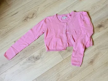 Petit gilet court rose