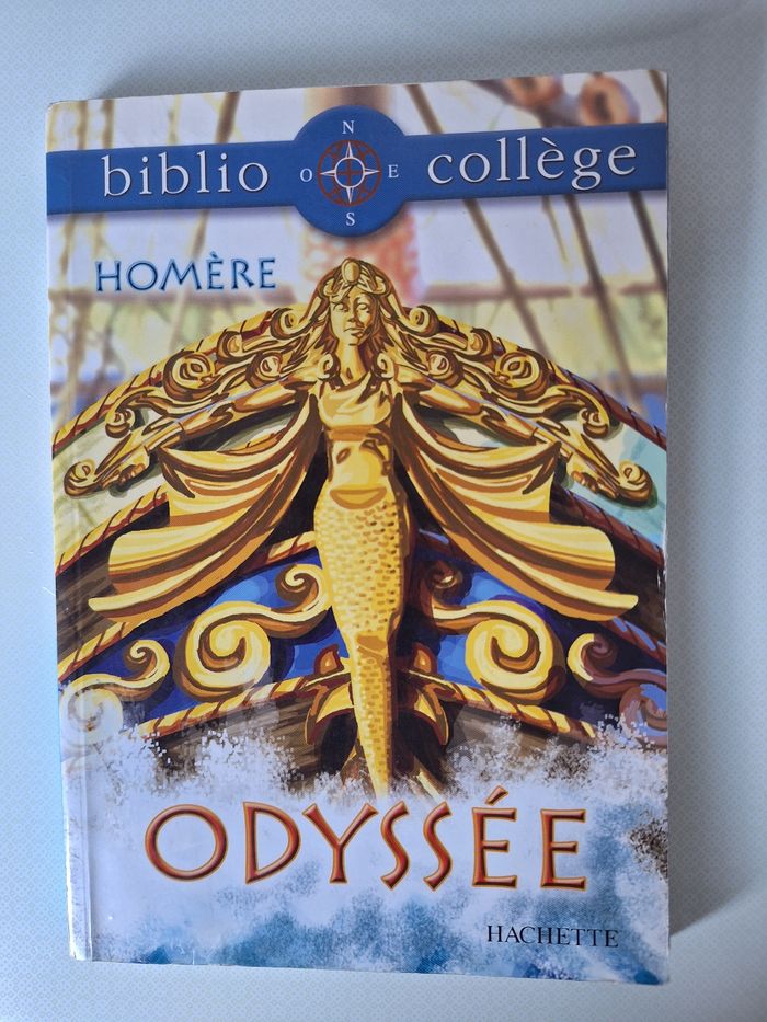 Livre Biblio collège Odyssée, Homère