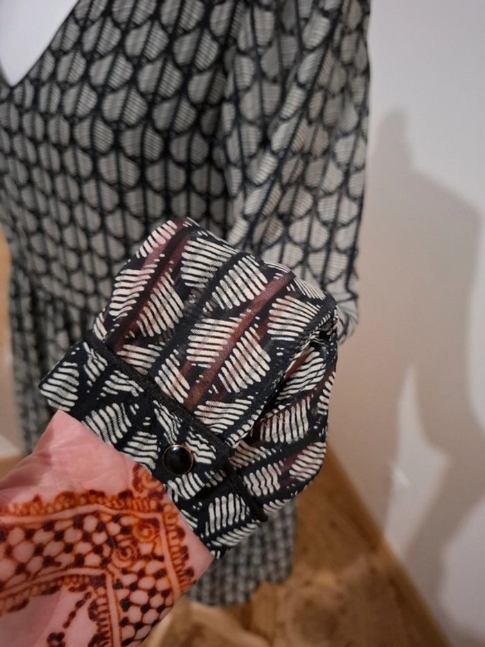 Robe courte ample à motifs Charlior taille S/M 36/38 - photo numéro 8