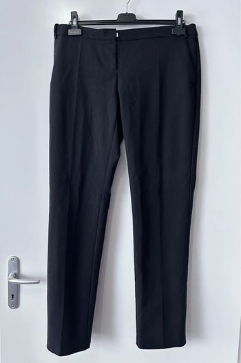 Pantalon de tailleur noir coupe droite Promod