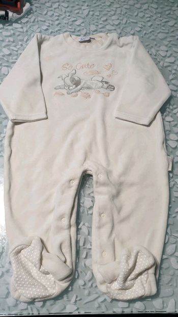 Pyjama velours panpan Disney 18 mois