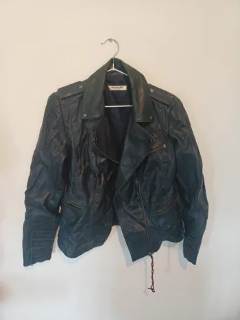 Veste effet cuir