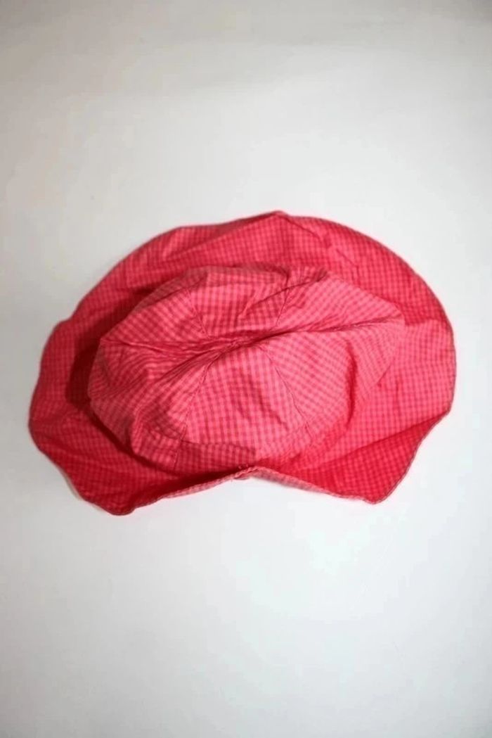 Chapeau matière style imper vichy rose Babymini by Catimini 18 mois - photo numéro 2