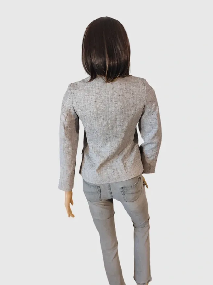 Blazer Chic Gris Taille M, Impeccable ! Petite pépite à saisir ! - photo numéro 4