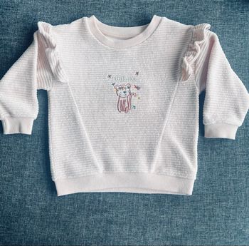 NEUF - Pull bébé fille Mes petits cailloux 12 mois