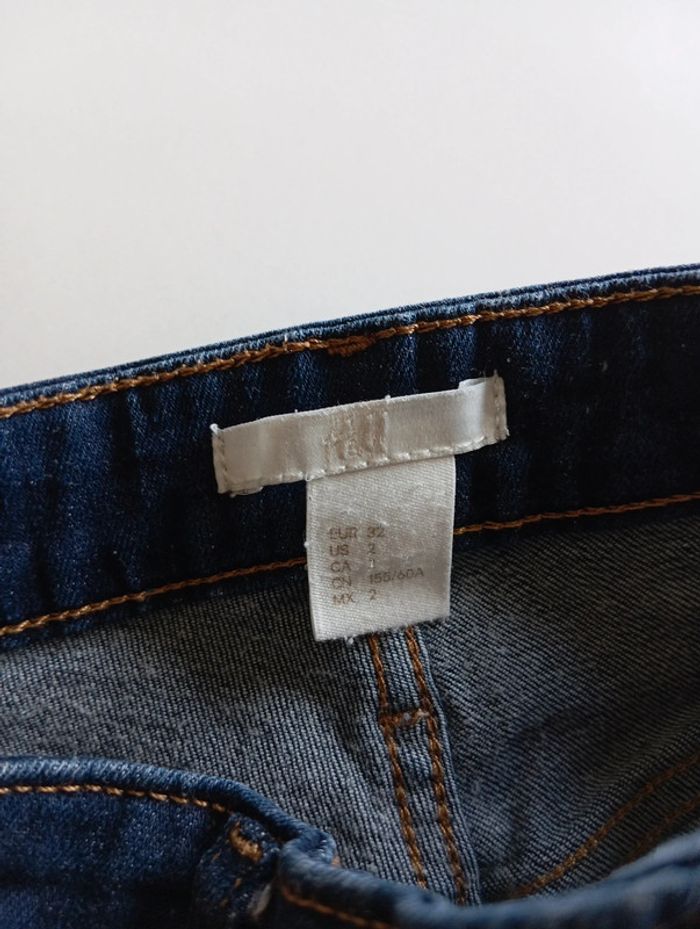 Jean comme neuf H&m taille 32 XXS - photo numéro 2