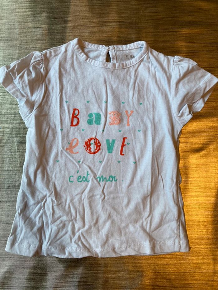 T-shirt manches courtes 24 mois
