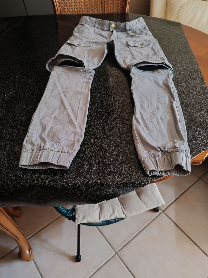 Pantalon détachable sergent major 9 ans 134 cm.