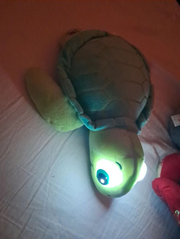 Peluche tortue lumineuse