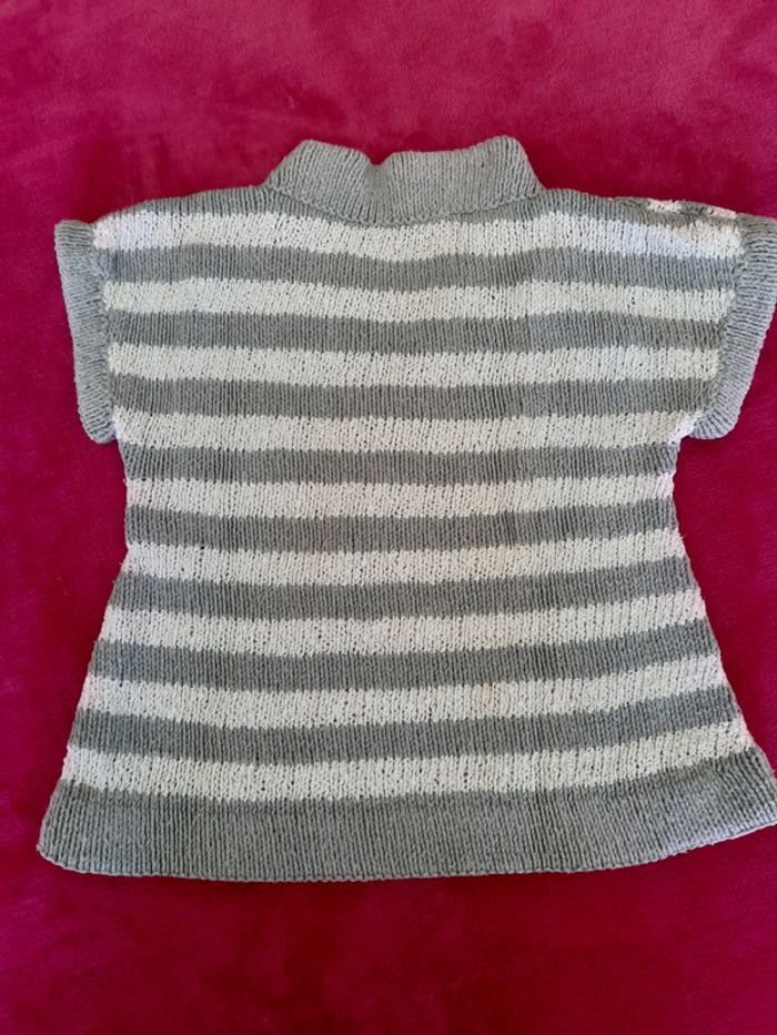 Pull fille fait main - photo numéro 2