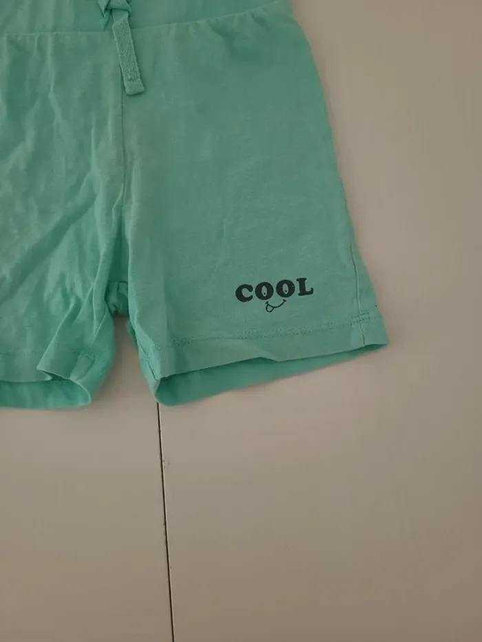 Short vert menthe taille 12/18mois primark - photo numéro 2