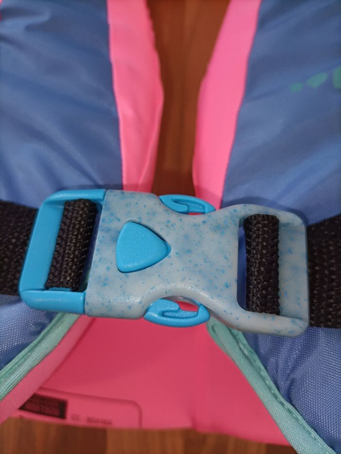 Gilet flottaison piscine rose et bleu Nabaiji 25-35 kg - photo numéro 4