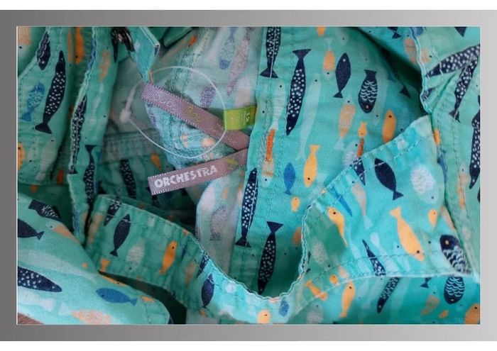 Jolie salopette poisson orchestra 12 mois - photo numéro 3