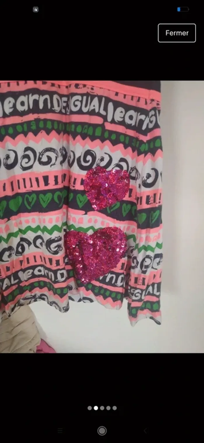 Jolie robe👗 Desigual filles 9 ans - photo numéro 2