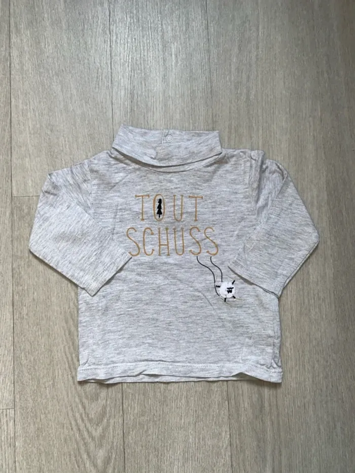 Pull col roulée 6mois