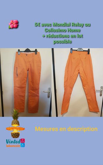 pantalon orange