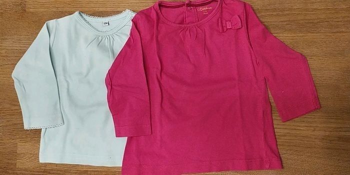 Lot tee-shirt manches longues