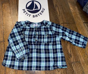 Blouse petit bateau  12 mois