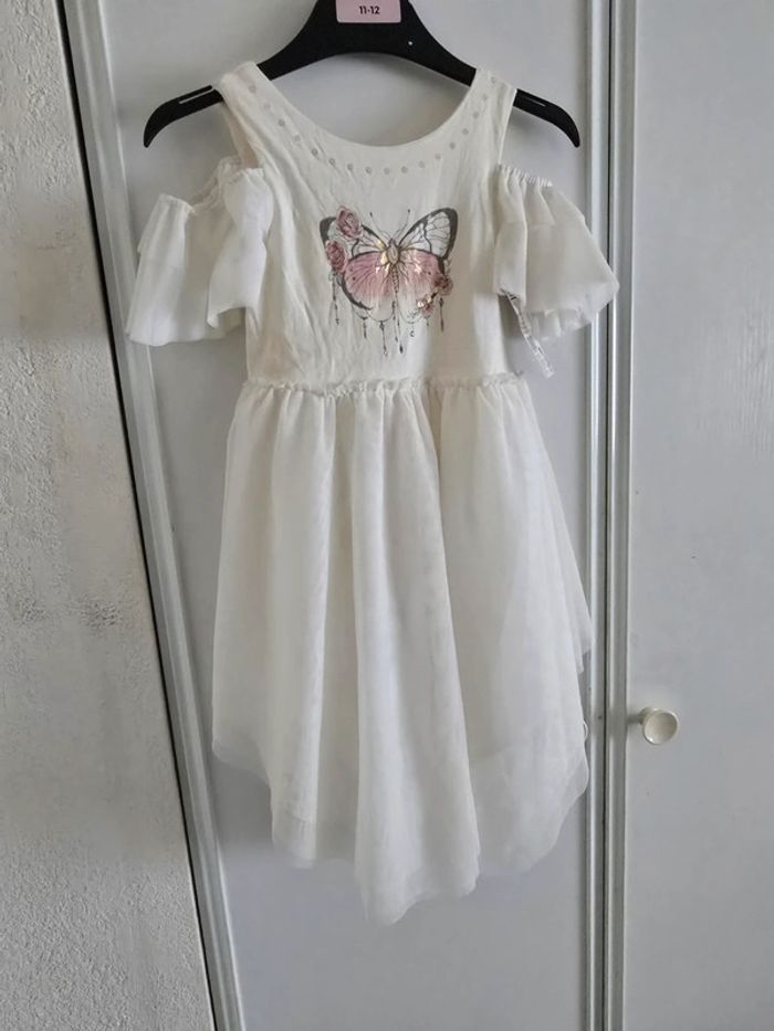 Magnifique robe de soirée fille taille 4 ans avec étiquette - photo numéro 5