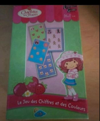 Jeu des chiffres et des couleurs Charlotte aux fraises