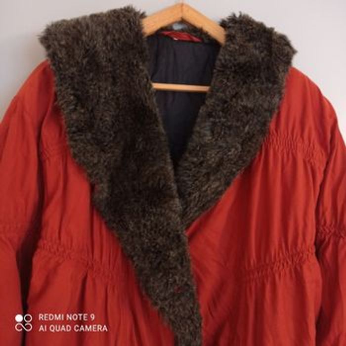 Manteau doudoune brique orangé t42/44 - photo numéro 2